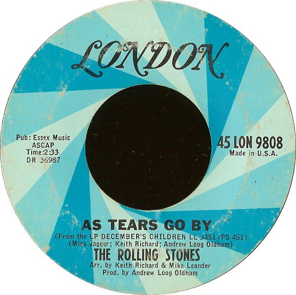 ROLLING STONES - AS TEARS GO BY